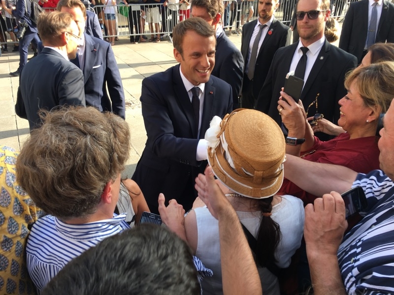 VISITE PRESIDENTIELLE - Emmanuel Macron en visite au Luxembourg